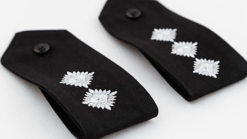 Inspector and chief inspector promotion badges